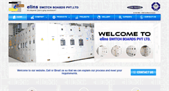 Desktop Screenshot of elinsswitchboards.com
