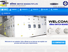 Tablet Screenshot of elinsswitchboards.com